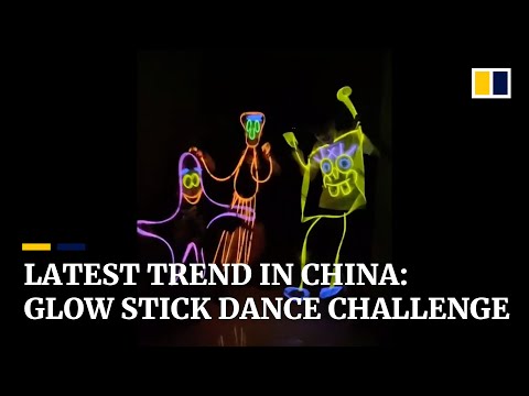 Latest trend in China: Glow Stick Dance Challenge