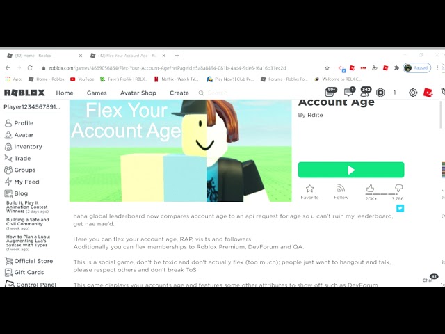 The Mods In Flex Your Account Age Banned Me For A Dumb Reason Youtube - roblox rap api