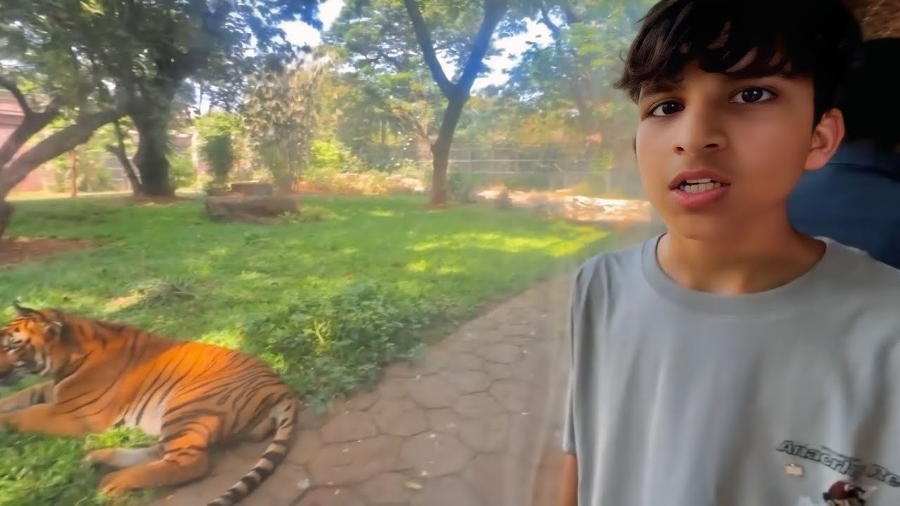 piyush-tiger-se-dar-gaya-souravjoshivlogs-trending-shorts-youtube