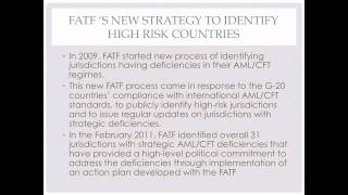 AML & ATF Webcast #3: High Risk Jurisdictions and Sanctions (Part 1 of 2)
