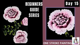 Beginners Guide Series |One Stroke Painting  Day  15