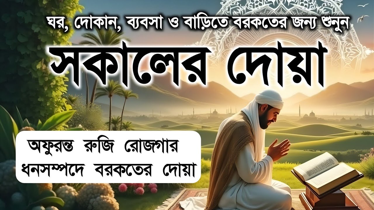 সকালটা শুরু হোক হৃদয় শীতল করা বরকতময় আয়াত দিয়ে। সকালের দোয়া ও জিকির। Morning Dua By Alaa Aqel
