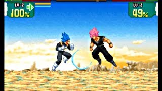 vegueta ssj dios azul vs black goku ssj rose dragon ball super warriors