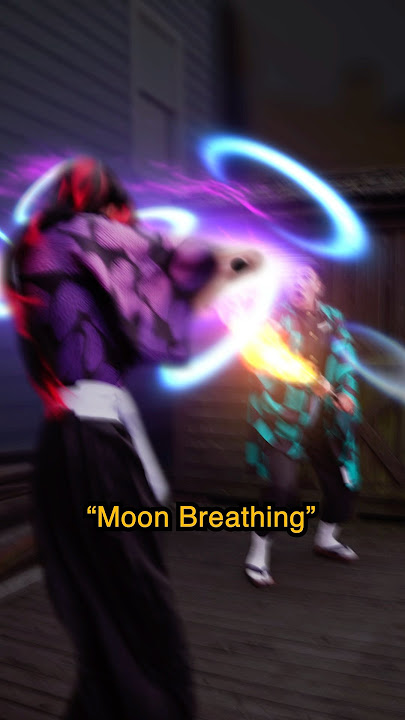 Tanjiro tries MOON Breathing 🌚 #demonslayer #infinitycastle #kimetsunoyaiba #tanjiro #kokushibo