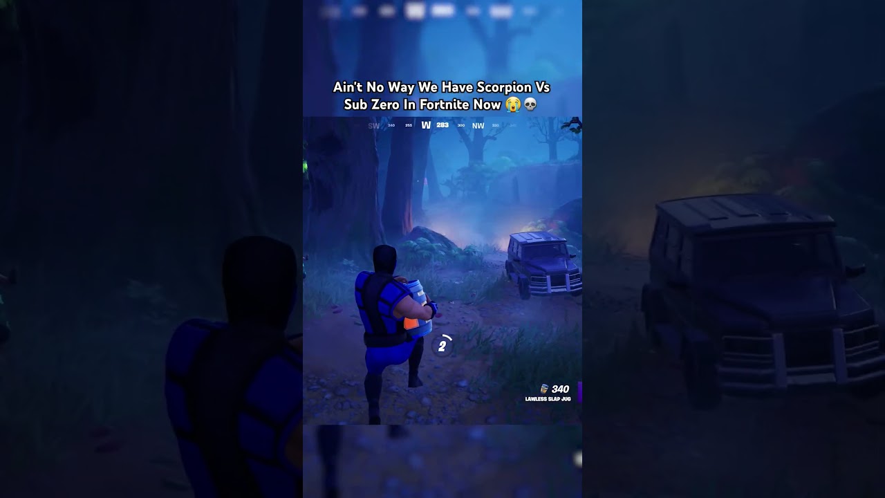 SCORPION VS SUB ZERO IN FORTNITE