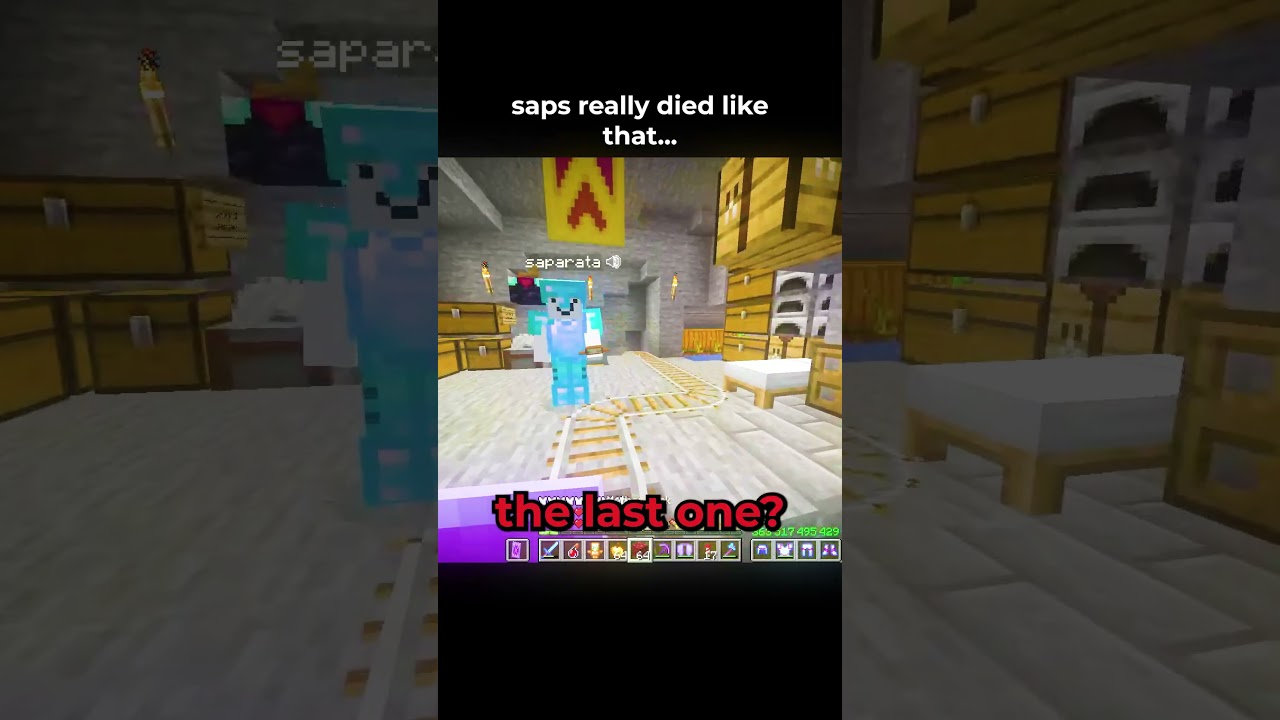 Saparata Dies On Lifesteal SMP