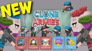 Крутые хэллоуинские скины и новый режим! Clone Armies Tactical Army Game! 2d games