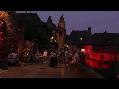 In Conques, artisans in the spotlight and illuminated until the middle of the night