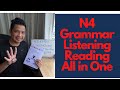 JLPT N4 Study textbook Nihongo Sou matome Grammar Listening Reading