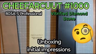 Cheefarcuut 1000 Vitrified Diamond Stone unboxing/initial impressions