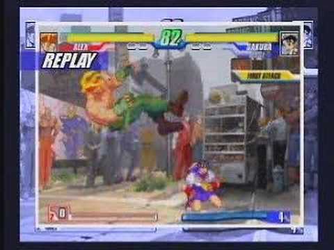 Capcom Fighting Jam (Street Fighter III Tutorial Clip)