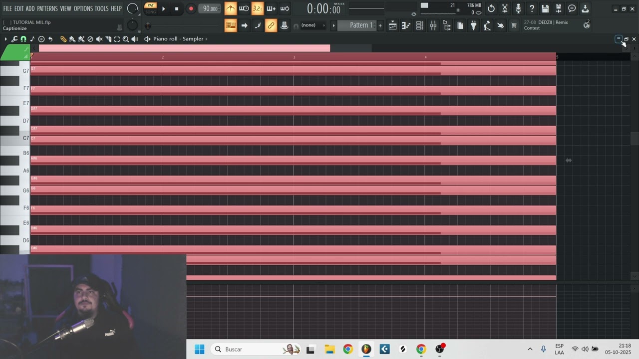 tutorial reggaeton beat con herramienta stamp de fl parte 2 