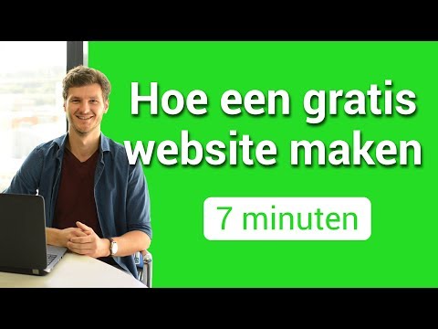 Hoe een gratis website maken in 7 minuten