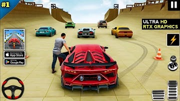 🔥GT Car Stunt : Ramp Car Stunts Gameplay Walkthrough Part - 1 [ Level - 1 ] (Android, iOS Gameplay)