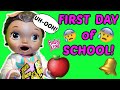 BABY ALIVE has a FIRST DAY of SCHOOL! KINDERGARTEN is HARD! The LILLY & MOMMY Show! FUNNY KIDS SKIT!
