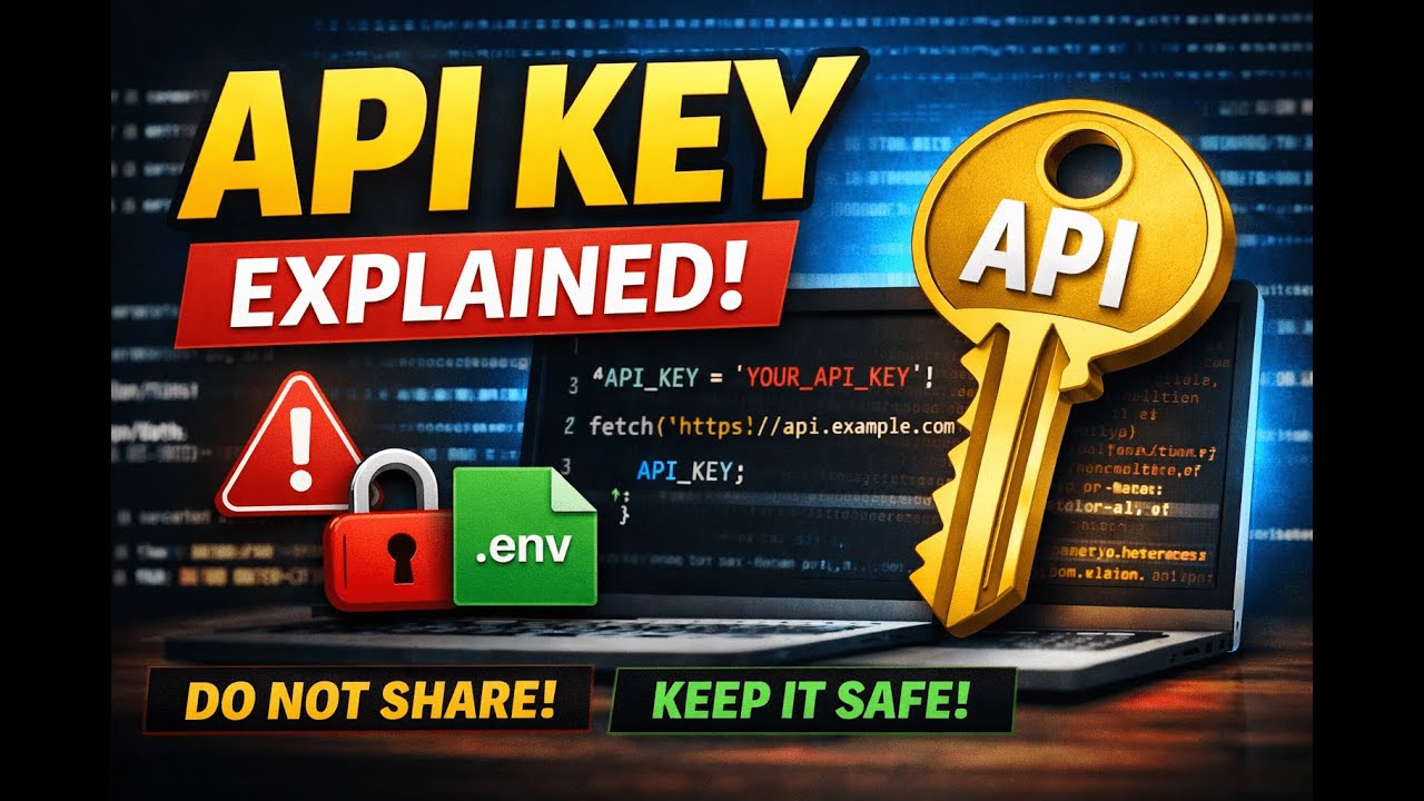 how to use an api with javascript (beginner's guide)... What is API Key? 🔑 | How to Use API Key Securely (.env Explained ...