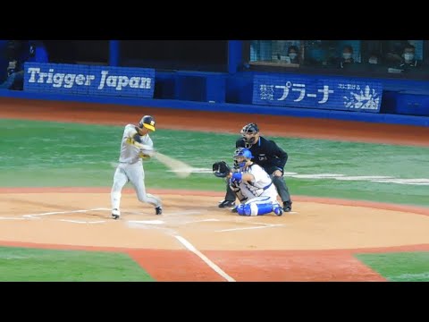 キナチカで先制!近本光司 追加点となるタイムリーヒット