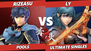 Kagaribi 6 - Rizeasu (Marth) Vs. Ly (Byleth, Corrin) SSBU Ultimate Tournament