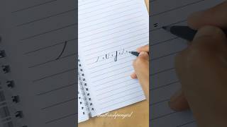 Lowercase y Calligraphy |Quick tutorial 🤗👀💯#shorts #calligraphy #moderncalligraphy