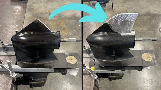 Skeg Repair | Outdrive off an I/O boat