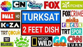 TurkSat 42°E | 2 feet dish anntina | Turkish tv channels | turk satellite screenshot 4