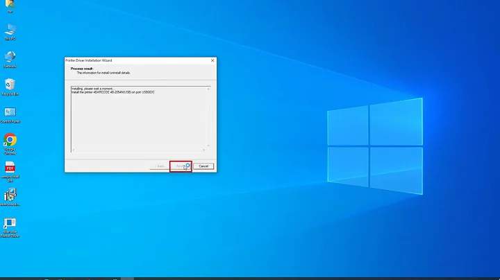 D463B (Windows) USB driver installation and printing samples