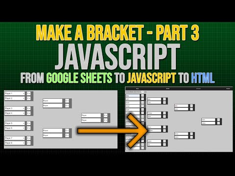 Make Event Bracket / Tournament Part 3 - Javascript - Google Sheets → ...