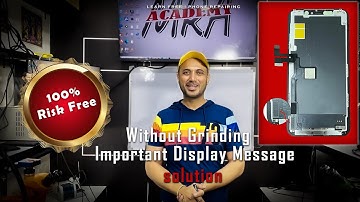 How to Remove Display Message without Risk | Learn iPhone Repair | Mobile Repair Academy