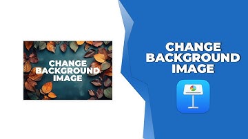 How to change background image on keynote slide