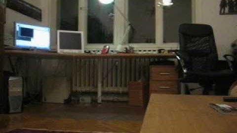 Quadrokopter first flight with self made flight control based on an ARM7 at91sam7