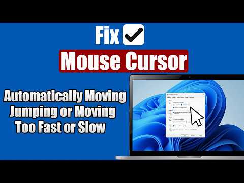 Fix Mouse Cursor Automatically Moving, Jumping or Speed Issue | Mouse Cursor Jumping or Laged? Fix!