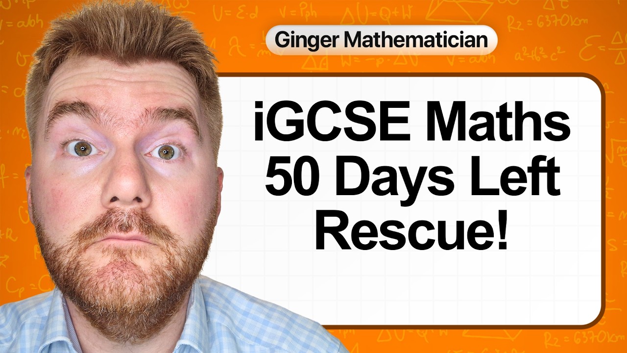 50 Days to IGCSE Maths: Do THIS to Secure an A*