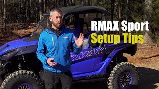 Yamaha RMAX 1000 Sport Setup Tips to Maximize Performance