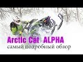 Горный снегоход Arctic Cat Alpha - самый подробный обзор.
