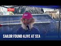 Man, dog rescued after three months lost in Pacific Ocean