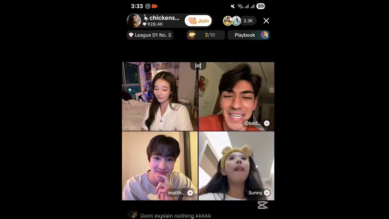 SUNNY AND NAMNUNG  TIKTOK LIVE  #sunny #namnung #รักไร้ขอบเขตlovex #namnungsuny #thailand #glthai 