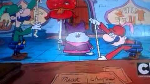 Mario Bros cameo in Chowder
