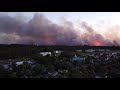 Santa Rosa Beach Florida 30A Fire crosses Hwy 98 video by JOSH DEMEESTER