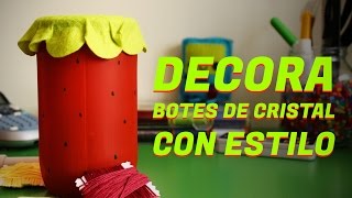 Como reciclar frascos de vidrio (proyectos de reciclaje)