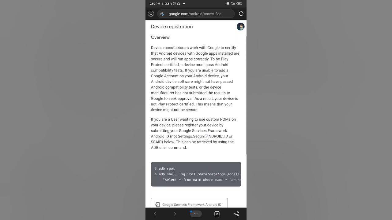 Android Play Protect Certification Error Fixed English YouTube
