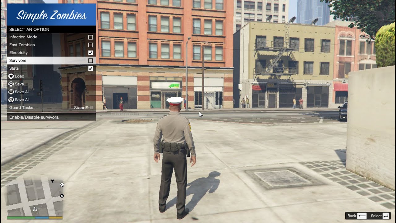 POLISI INDONESIA VS ZOMBIE - ( GTA5 ZOMBIE ) @KamalChannelGaming