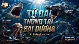 Nuôi 4 quái vật biển Mosasaur, Plesiosaur, Megalodon, Kraken, trong một bể cá sẽ như thế nào?