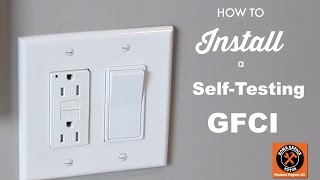 how to install a gfci outlet like a pro -- by home repair tutor