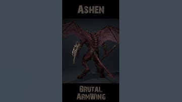 Ashen Brutal ArmWing 360 #character #rogerkint #3d #animation #gaming #unity #unreal #ashen