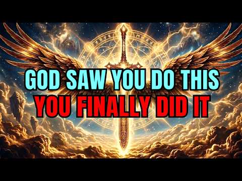Chosen One: God Smiled In Joy — Because You Finally Did This...