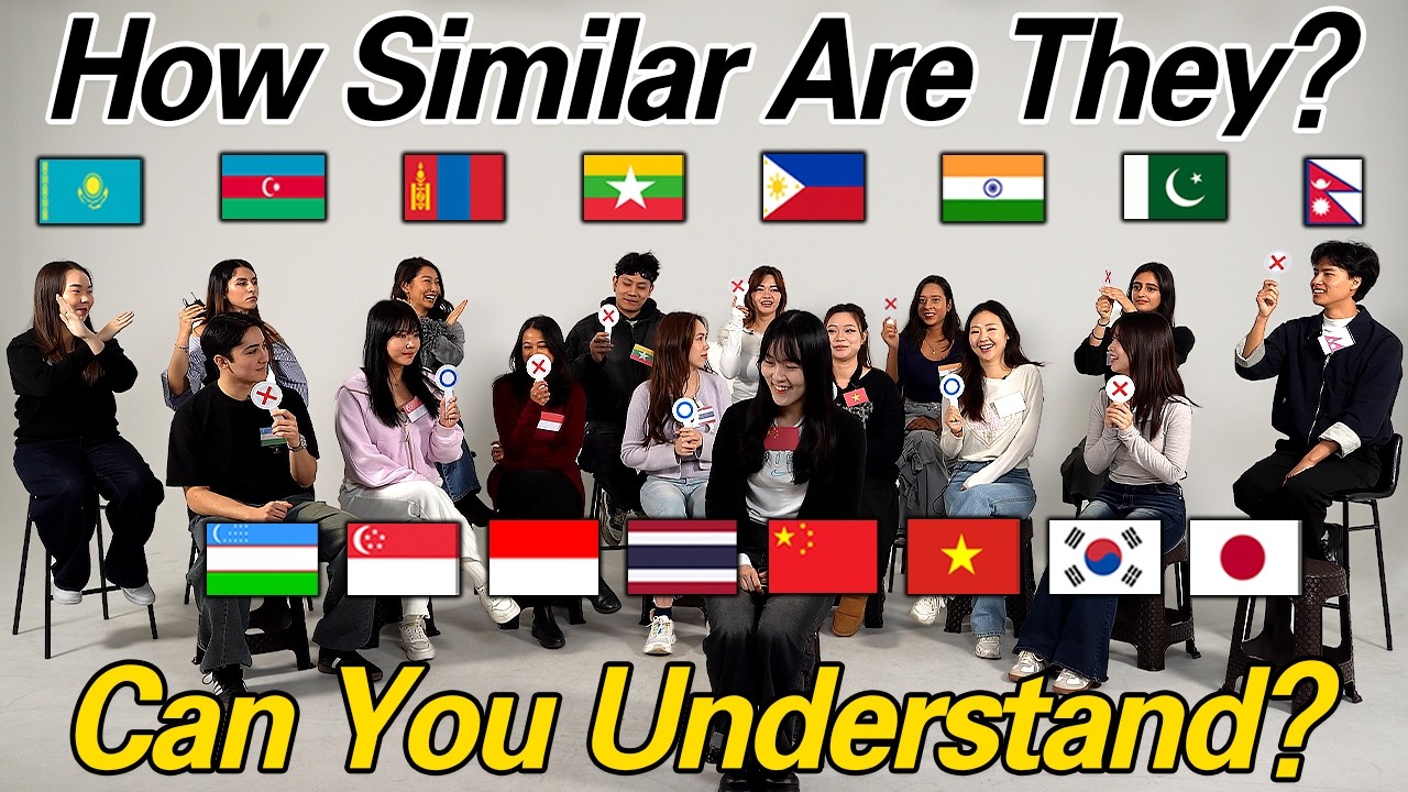 How Similar are 16 Asian Languages? l Can They Understand Each Other?