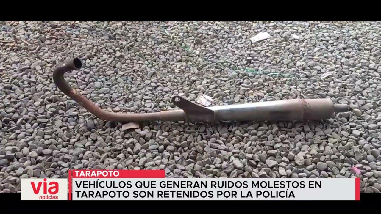 Vehículos que generan ruidos molestos en Tarapoto son retenidos por la Vehículos que generan ruidos molestos en Tarapoto son retenidos por la