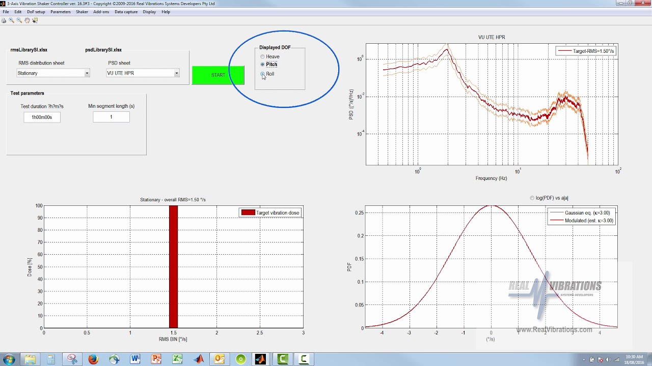 2016 VSC Demonstration Heave Pitch Roll - YouTube