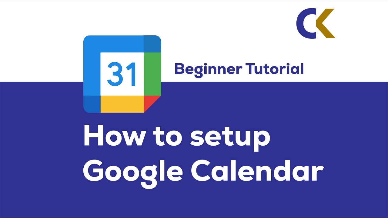 How to Set Up Google Calendar | Beginner Tutorial (2025) - YouTube