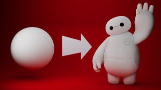 Baymax Modeling - Blender 4.0